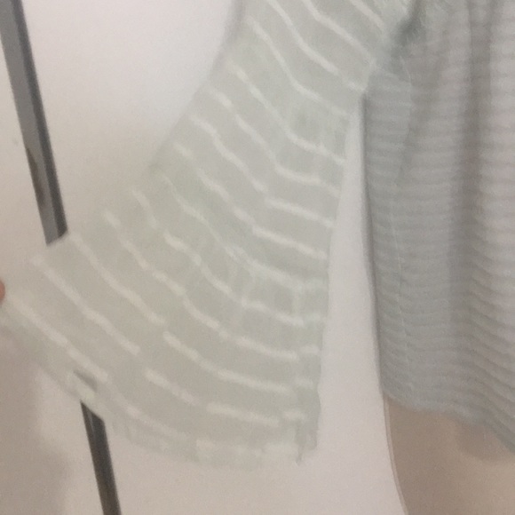 Lucky Brand sheer bell sleeve top - Picture 2 of 8